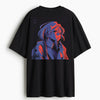 Cotton Round Neck Oversize Tokyo Mirage Tshirt