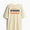 Cotton Round Neck Strong Oversized Tshirt