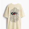 Cotton Round Neck Oversized Eye Tshirt