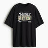 Cotton Round Neck I'LL Make Money Oversized Tshirt