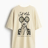 Cotton Round Neck Oversized Visionary Spark Tshirt