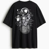 Cotton Round Neck Oversize Lunar Chill Tshirt