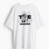 Cotton Round Neck I'M The King Oversized Tshirt
