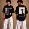 Cotton Round Neck Blood Identity Oversized Tshirt