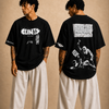 Cotton Round Neck Clints Oversized Tshirt
