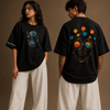 Cotton Round Neck Oversize Solar Dreamer Tshirt