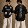 Cotton Round Neck The Beginning Of An End Oversized Tshirt