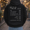 Love Calculation Oversized Hoodie