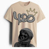 Cotton Round Neck 420 Space Drip Printed Tshirt
