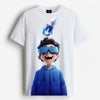 Cotton Round Neck Rocket Vision Printed Tshirt