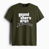 Cotton Round Neck GTA Printed Tshirt