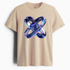 Cotton Round Neck Printed Infinity Tshirt