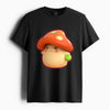 Cotton Round Neck Printed Fungi Feel Tshirt