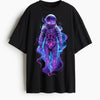 Cotton Round Neck Astral Flow Oversized Tshirt