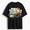 Cotton Round Neck Oversized GTA Tshirt