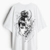 Cotton Round Neck Dual Face Oversize Tshirt