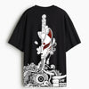 Cotton Round Neck Insane Spirit Oversize Tshirt
