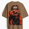 Cotton Round Neck Oversize Silent Genin Tshirt