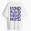 Cotton Round Neck Oversize Mind Mind Tshirt