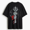 Cotton Round Neck Oversize Mantra Blade Tshirt