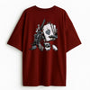 Cotton Round Neck GUN Oversized Tshirt