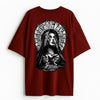 Cotton Round Neck Tears of Grace Oversized Tshirt