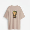 Cotton Round Neck Oversize Groot Tshirt