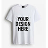 Custom Cotton Round Neck Plain Regular White Tshirt