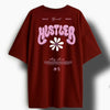 Cotton Round Neck Hustler Oversized Tshirt