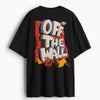 Cotton Round Neck Oversized Off The Wall Tshirt