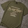 Cotton Round Neck Printed Live With Intent Tshirt