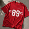 Cotton Round Neck Printed 89 Tshirt