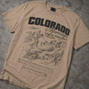 Cotton Round Neck Colorado Printed Tshirt