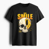 Cotton Round Neck Smile Skeleton Printed Tshirt