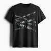 Cotton Round Neck Printed Don't Care Tshirt