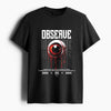Cotton Round Neck Printed Observe Red Eye Tshirt
