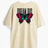 Cotton Round Neck Dream Big Oversized Tshirt