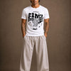 Cotton Round Neck Printed Find This Joy Tshirt