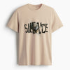 Cotton Round Neck Silence Printed Tshirt