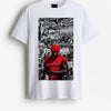 Cotton Round Neck Printed Spider Tshirt