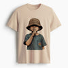 Cotton Round Neck Shhh Mode Printed Tshirt