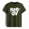 Cotton Round Neck Printed Move On Tshirt