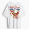 Cotton Round Neck Oversize Spring Strut Tshirt